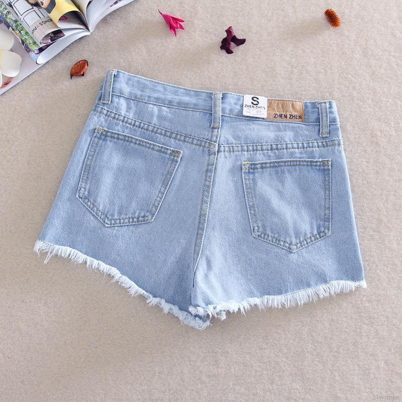 Quần short Jean nữ lưng cao thích hợp cho mùa hè | BigBuy360 - bigbuy360.vn