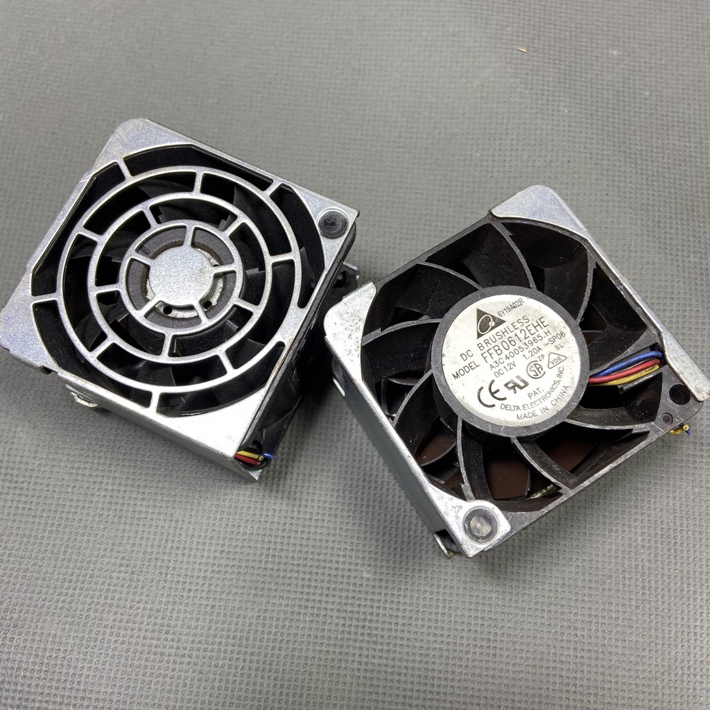 QUẠT TẢN NHIỆT 6 cm DELTA  12 V 1.2 A, tăng áp , gió siêu mạnh. FFB0612EHE