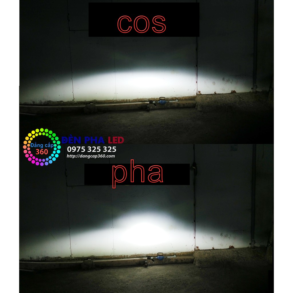 Nâng cấp pha led 2 tầng PCX - OlightVN