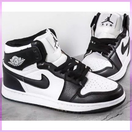 Giày Jodan Cao Cổ Đen Trắng Full Box Bill , JD1 Đen Trắng Cổ Cao K255