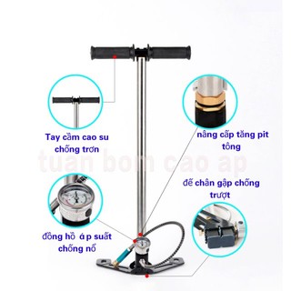 Bơm cao áp đồng hồ to , đầu lọc nhỏ 40mpa