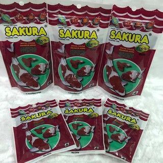 Thức ăn Sakura Gold hạt nhỏ dành cho cá cảnh