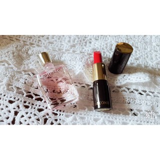 set nước hoa lancome và son mini