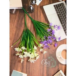 Hoa giả hoa lụa - Hoa thủy tiên cao cấp nhập khẩu Hà Nội trang trí nhà đẹp Chiiflower CH33