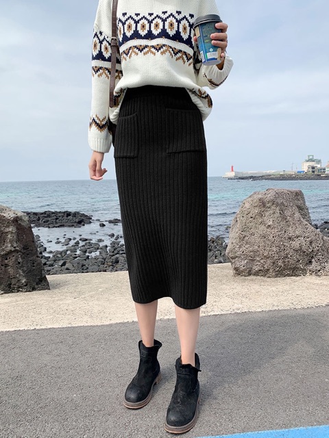 Chân váy len dáng bút chì CVH08 | BigBuy360 - bigbuy360.vn