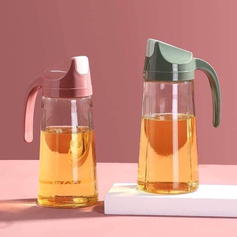 Bình Rót Dầu Ăn Thuỷ Tinh Đẹp Tiện Lợi 600ml
