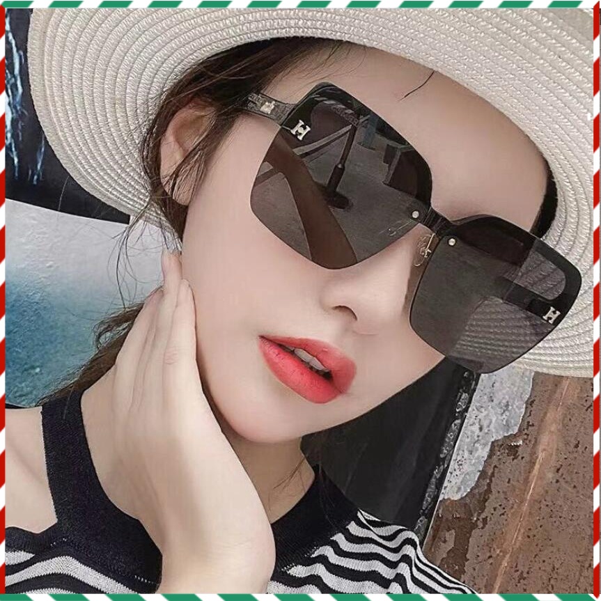 Kính Mát Gọng Lớn Chống Tia uv In Chữ h Thời Trang