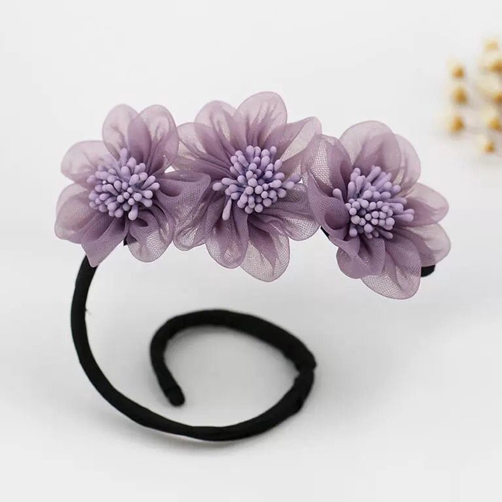 Kẹp tóc hình hoa chống rơi xinh xắn tiện dụng