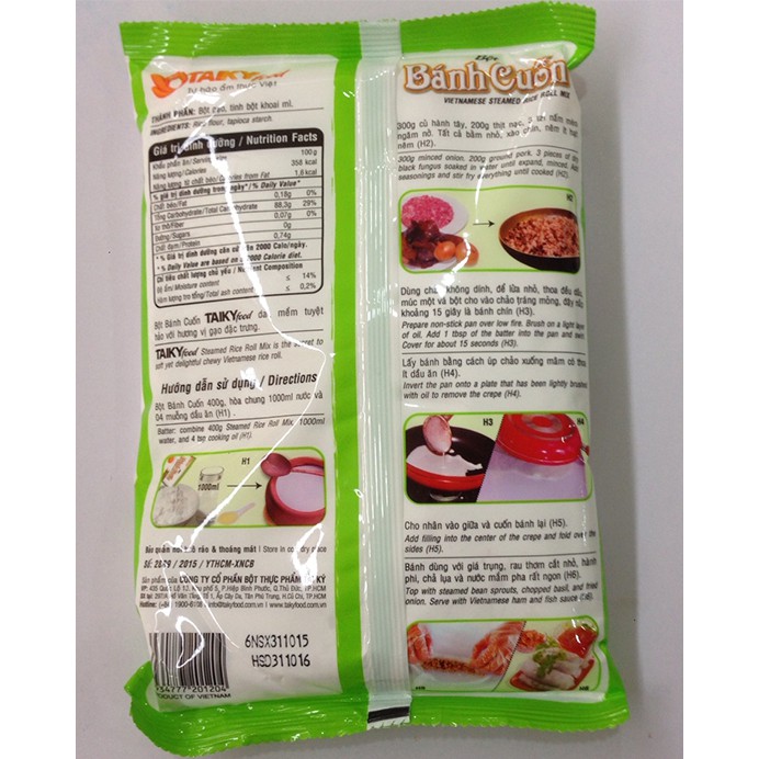 Bột bánh cuốn Tài Ký 400g | BigBuy360 - bigbuy360.vn