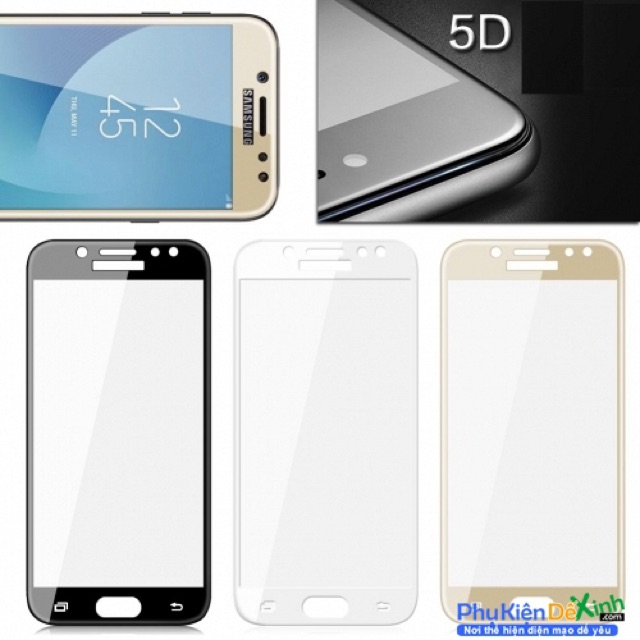 Cường lực full màn hình,full keo J7pro,j7Plus,J7Prime