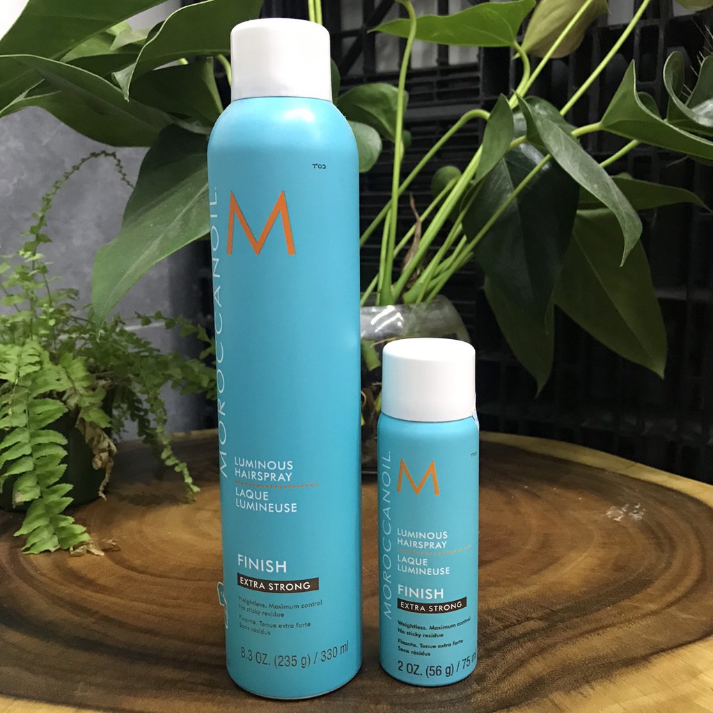 Gôm xịt giữ nếp tóc linh hoạt siêu cứng Moroccanoil Finish Luminous Hairspray EXTRA STRONG 330ml