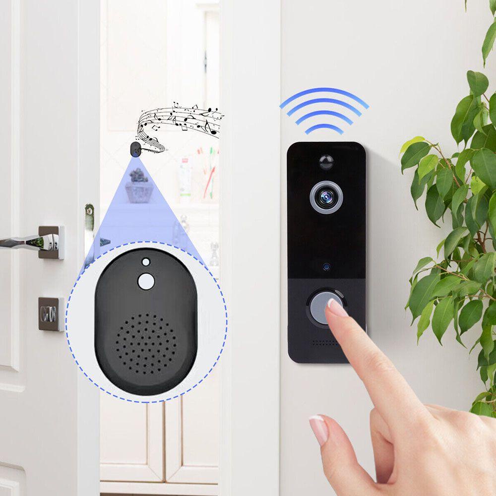 LET Chuông Cửa Thông Minh Không Dây Cảm Ứng Cơ Thể Người Chuyên Nghiệp Nhìn Ban Đêm