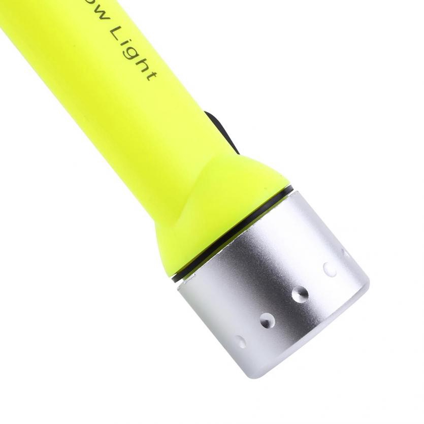 Đèn pin LED xanh lá chống nước dùng để lặn