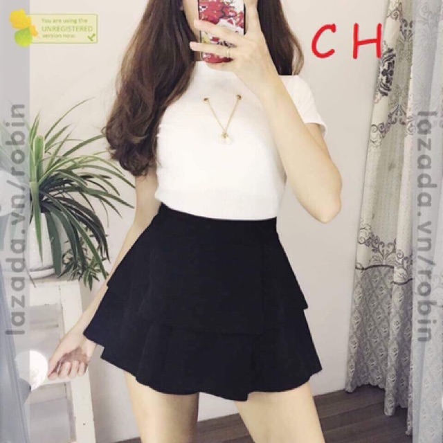 Chân váy hai tầng chất siêu đẹp | BigBuy360 - bigbuy360.vn