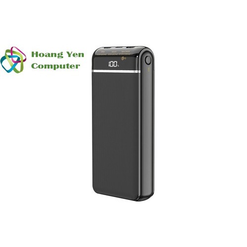 Sạc Dự Phòng Remax RPP-107 10000Mah Sạc Nhanh QC 3.0, PD 18W 3 Cổng Sạc Vào, 2 Cổng Sạc Ra, Màn Hình Led