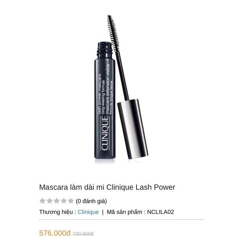 Set trang điểm phấn má hồng, mascara Clinique