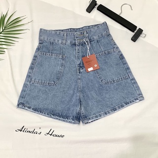 Quần Short Jeans Túi Hộp