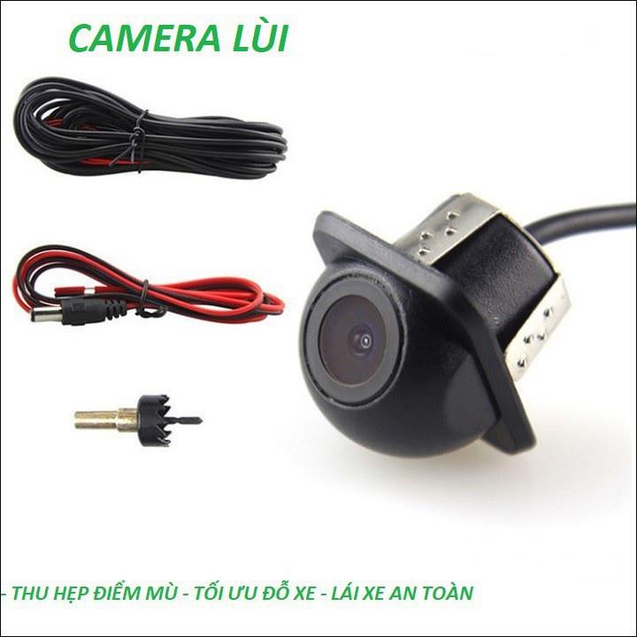 Camera lùi lề đa năng AHD nấm khoan ấn lắp mọi màn hình Android siêu nét chống nước góc rộng | BigBuy360 - bigbuy360.vn
