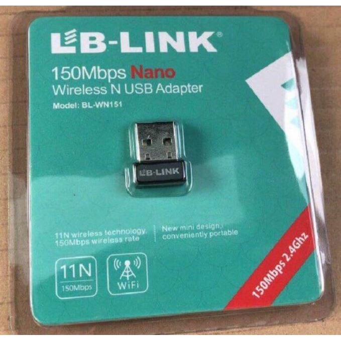 Usb thu wifi LB-LINK BL-WN151 Nano cho máy tính bàn