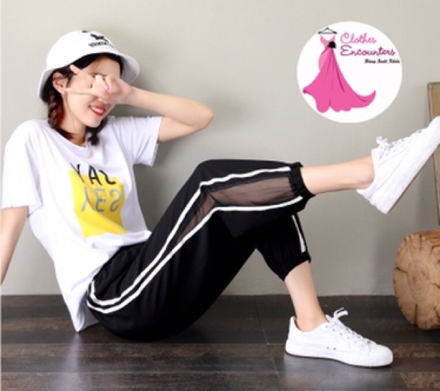 Quần Đũi Nữ Phối Lưới Cao Cấp