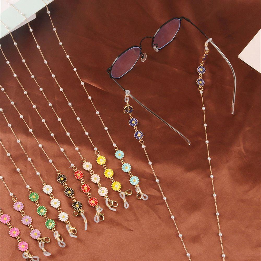 ESPO Dây Đeo Giữ Mắt Kính Bằng Acrylic Hình Hoa Cúc Cho Nữ
