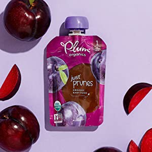 (Nhập US) Trái cây nghiền dạng túi PLUM ORGANIC 113g (Date từ T12/2021 trở đi)