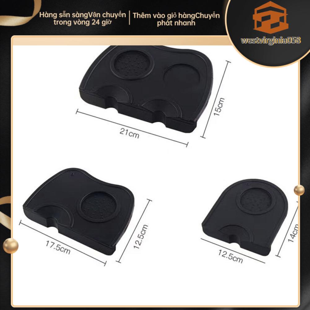Westvirginia058 Máy ép cà phê Tấm lót thực phẩm Lớp silicone không mùi Double Groove Cà Tamper Mat cho quán tại nhà