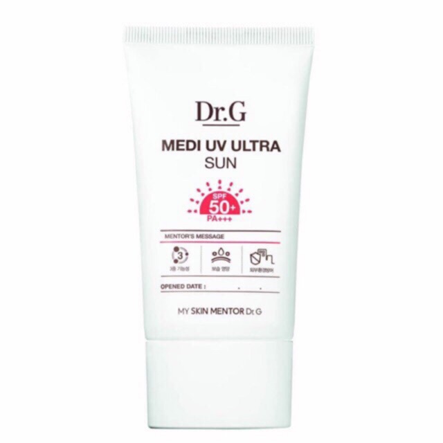 Kem chống nắng DrG medi UV ultra sun SPF50+++