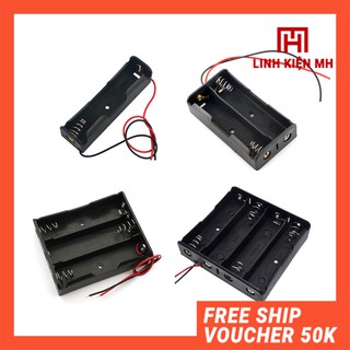 Đế Pin 18650 1/2/3/4 Cell Đấu Nối Tiếp