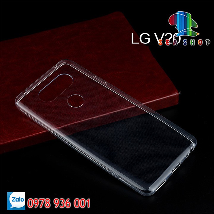 [SEASHOP] Bộ 2 ốp silicon dẻo LG V20 - H990DS - H990 trong suốt