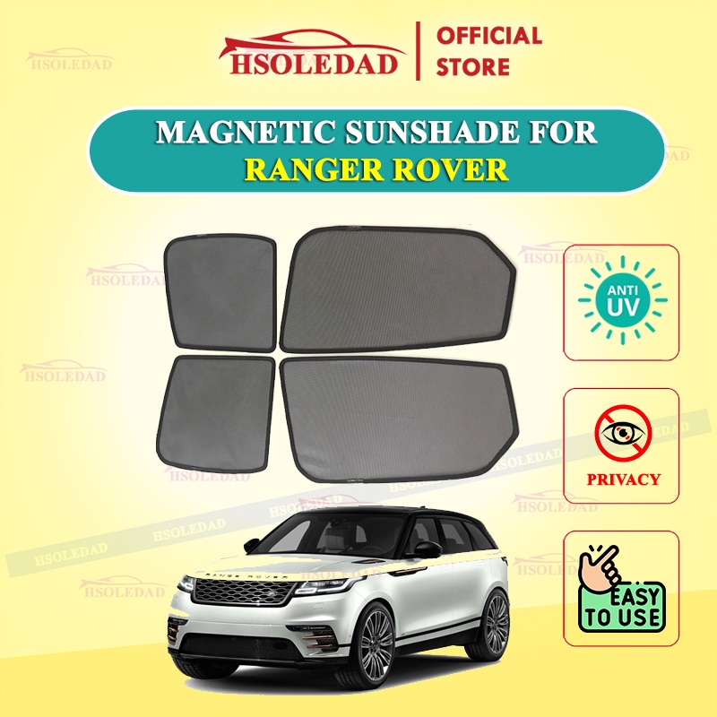 Rèm che nắng nam châm cho xe Ranger Rover, bộ 4 tấm cho 4 cửa, hàng loại 1 cao cấp nhất, vừa khít kính