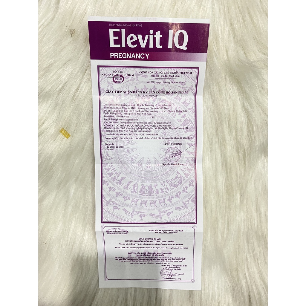 Elevit IQ - Viên uống tổng hợp cho bà bầu lọ 30v - Bổ sung vitamin và khoáng chất, cải thiện thiếu máu do thiếu sắt