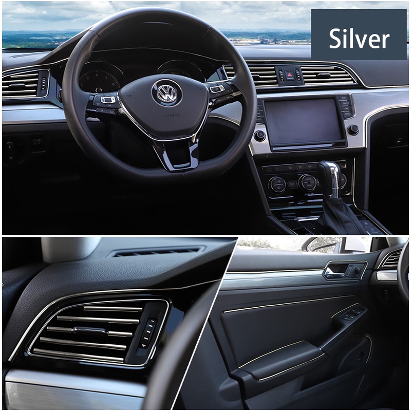 Cuộn Dây Dán Viền Bảng Điều Khiển Xe Hơi 5M Trang Trí Nội Thất