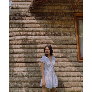 Jumpsuit ren cột nơ