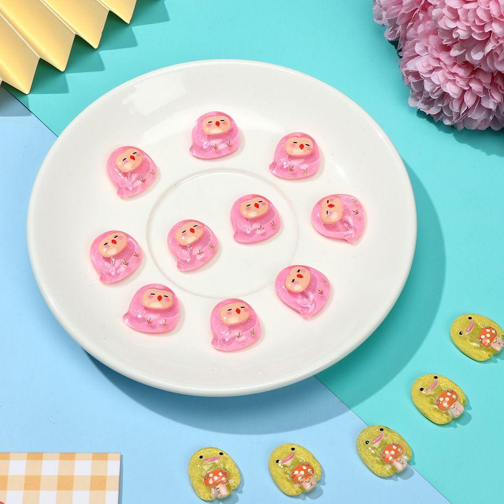 Kẹp Tóc Resin Họa Tiết Động Vật Hoạt Hình Nghệ Thuật