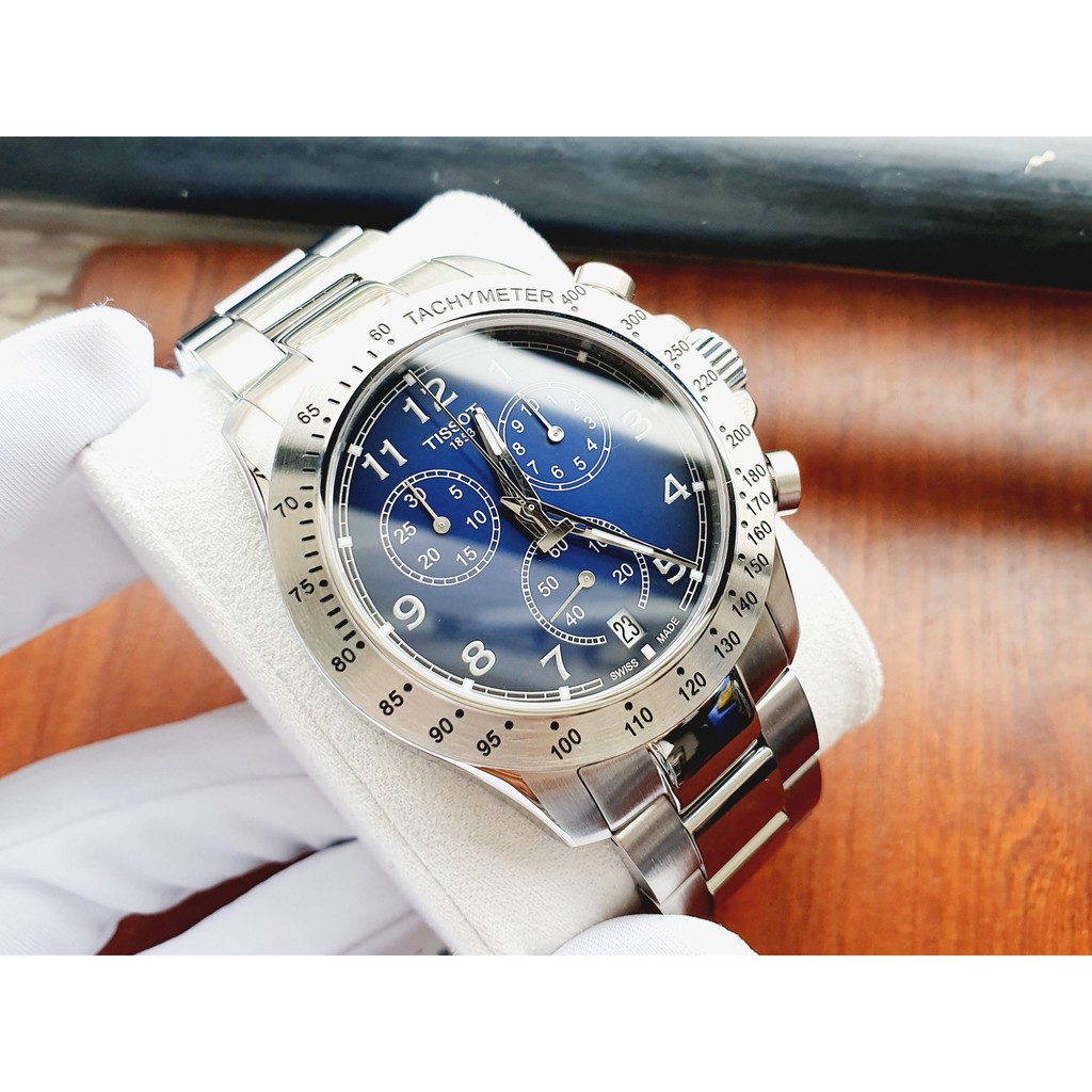 Đồng hồ nam chính hãng Tissot V8 T106.417.11.042.00 - Máy Quartz pin Thụy Sĩ - Mặt kính Sapphire