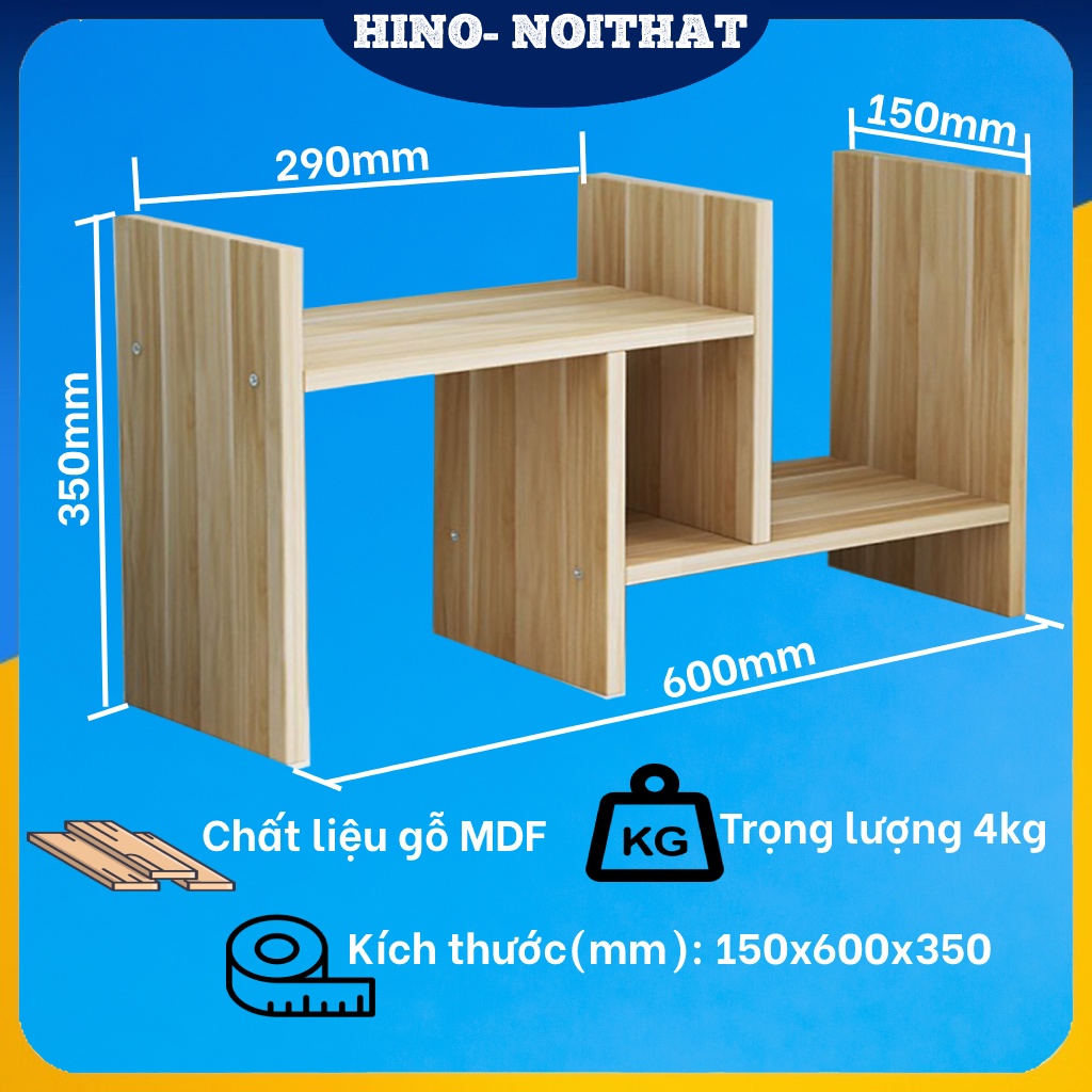 Kệ Sách Để Bàn mini Lắp Ghép Để Bàn