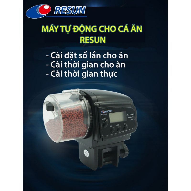 Máy cho cá ăn tự động resun AF2003, AF2009