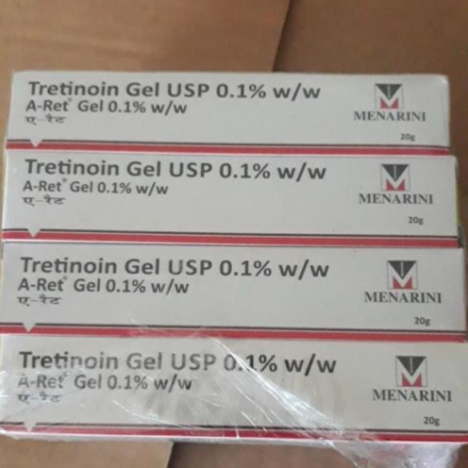 Tretinoin Aret Gel Usp 0.025% 0.05% 0.1% Gel Giảm mụn trẻ hóa da - Tretinoin Ấn Độ