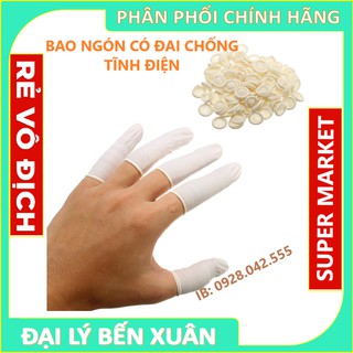  Bao ngón có đai phòng sạch chống tĩnh điện, bao ngón tay cao su - Túi 500g