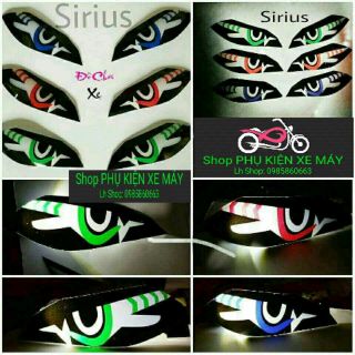Bộ mê ca+ Đèn led audi mắt cú xe Sirius