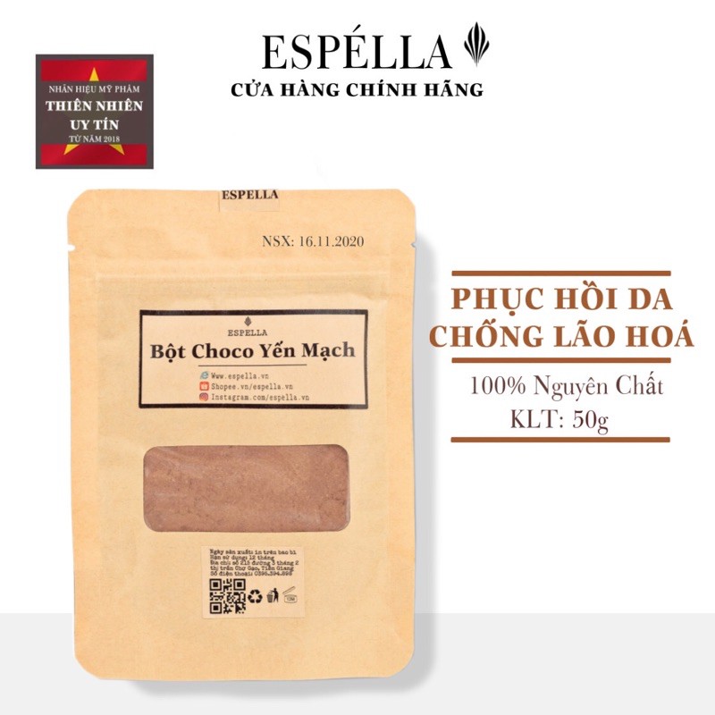 BỘT CHOCO YẾN MẠCH BẠC HÀ NGUYÊN CHẤT (HANDMADE) | BigBuy360 - bigbuy360.vn