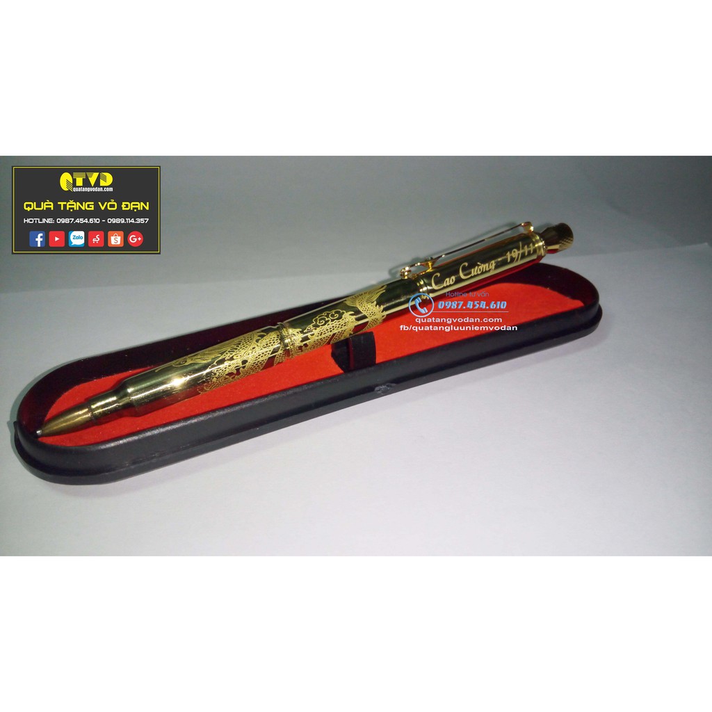 Viết ký ar15 khắc phụng xoay kèm tên