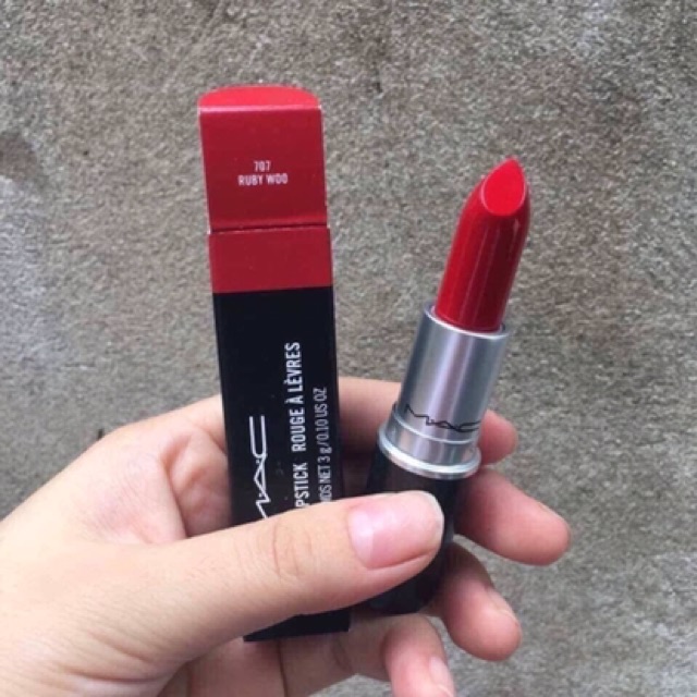 Son MAC chính hãng ( 707 Ruby Woo)