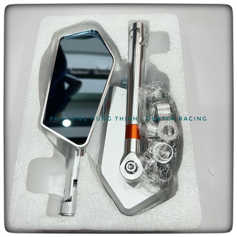 Kính chiếu hậu  iPhone xéo Rizoma loại 1 hàng nhập khẩu chất lượng cao gắn được tất cả dòng xe máy