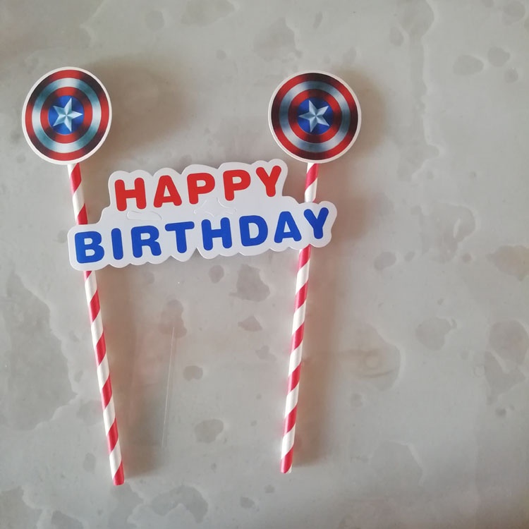 Phụ Kiện Trang Trí Bánh Kem Hình Hoạt Hình Dễ Thương