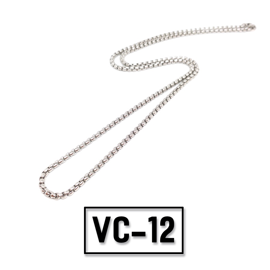 Vòng cổ TITAN không rỉ basic mắt nhỏ 3mm dài 50cm - VC-12 - SUN ACCESSORIES