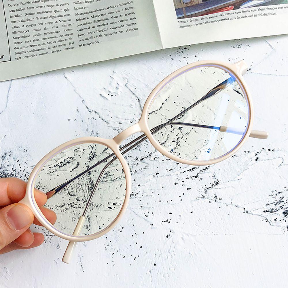 Kính Chống Bức Xạ Gọng Tròn Đơn Giản Thời Trang Cho Nam MXMUSTY