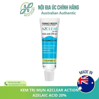 Kem mụn Azclear Action Azelaic Acid 20% Medicated lotion