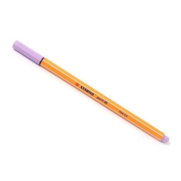 Bút kim màu Stabilo Point 88 Fineliner Markers Pen – 0.4mm – Màu tím (Light Lilac – 59)